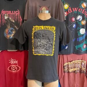 Vintage 1990s hells anglers biker T-shirt